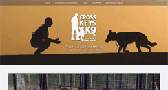 Desktop Screenshot of crosskeysk9.com
