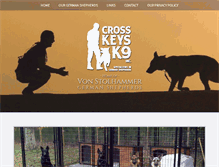 Tablet Screenshot of crosskeysk9.com